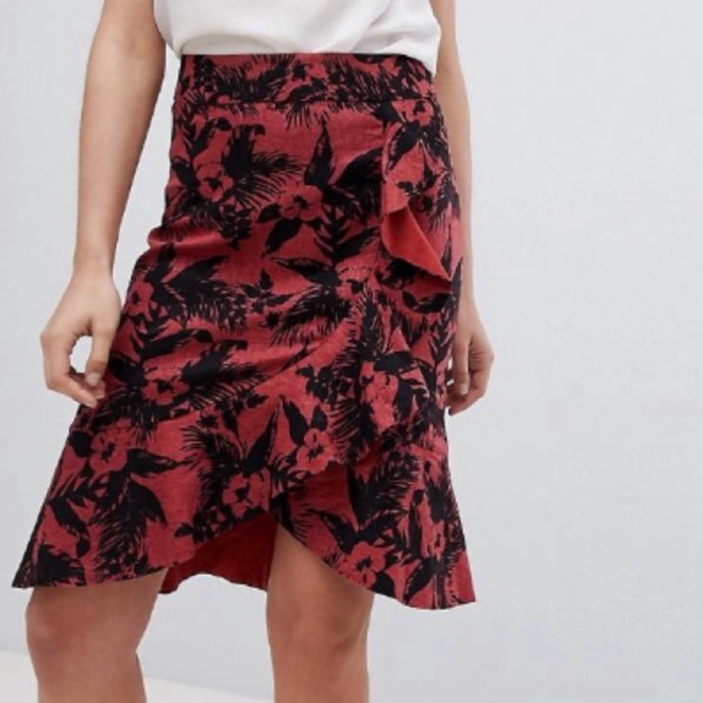 Oasis Havana print skirt
